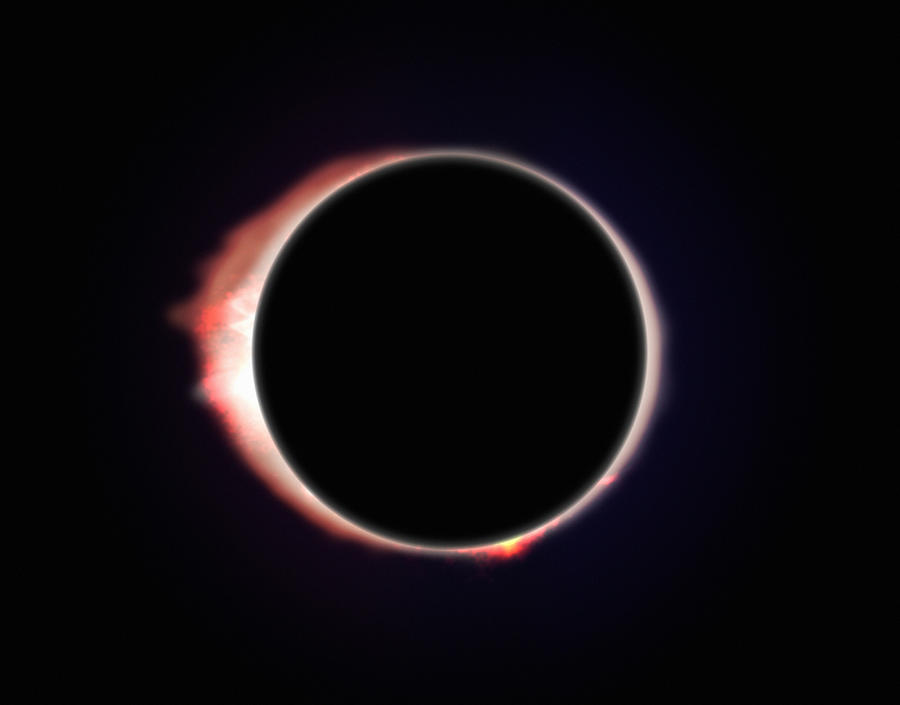 Illustration of a Solar Eclipse Drawing by Photodisc