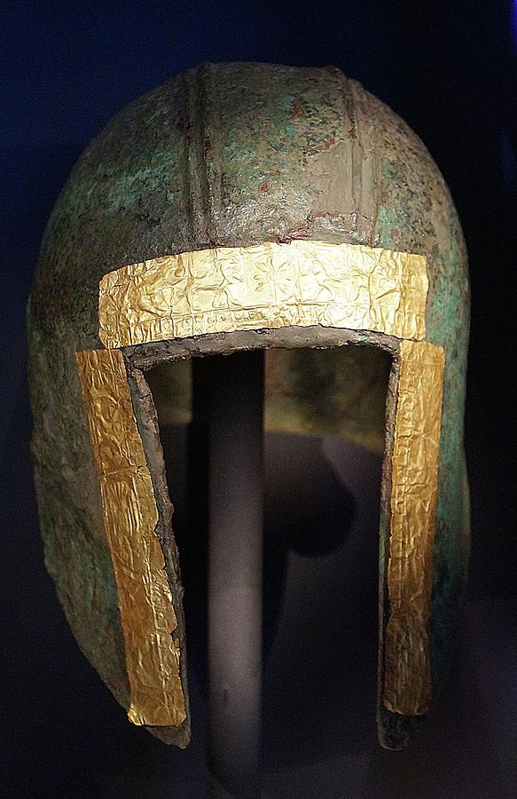 Illyrian helmet Photograph by Andonis Katanos