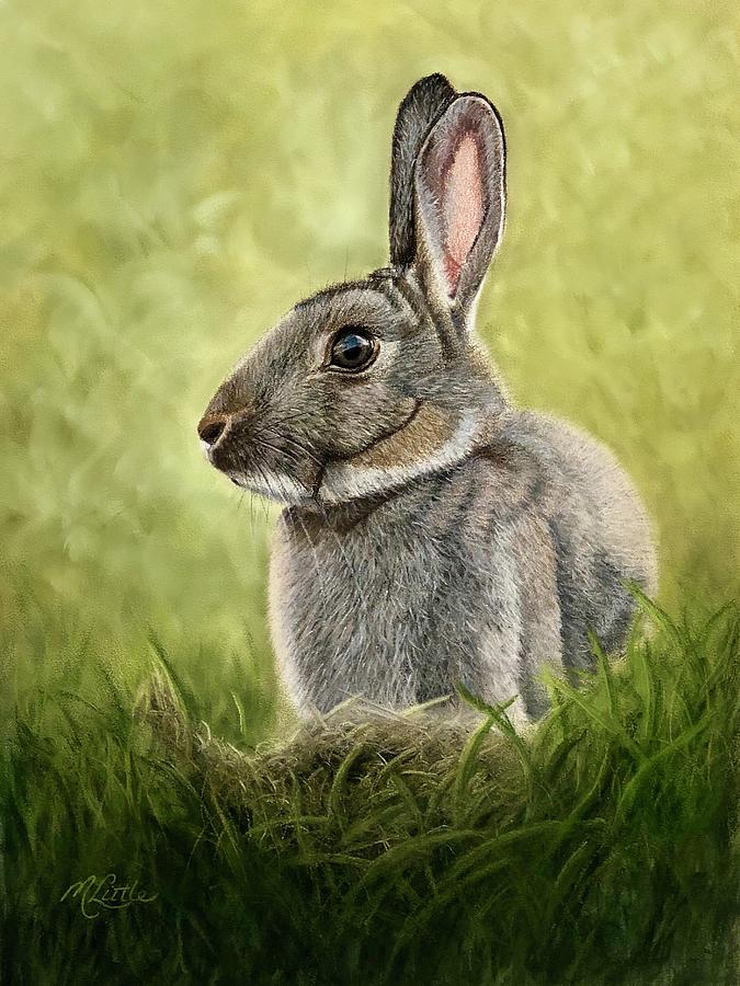 Im All Ears Pastel by Marlene Little