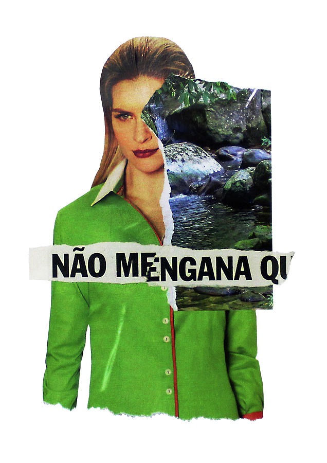 Collage Mixed Media - Im always mad by Tchago Martins Collage Mixed Media - Im always mad by Tchago Martins