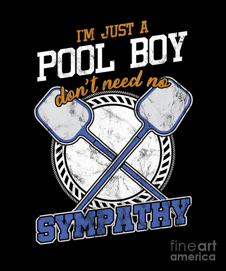 Mens Why Yes I Am The Pool Boy Funny Swimming Accessories Gift Tank Top