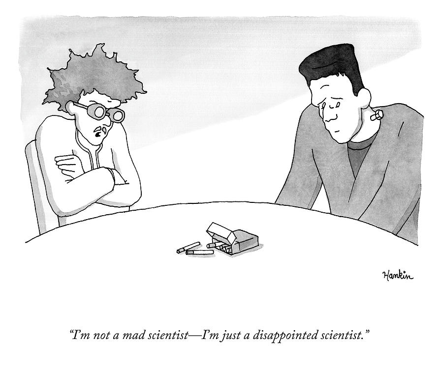 Im Not a Mad Scientist Drawing by Charlie Hankin