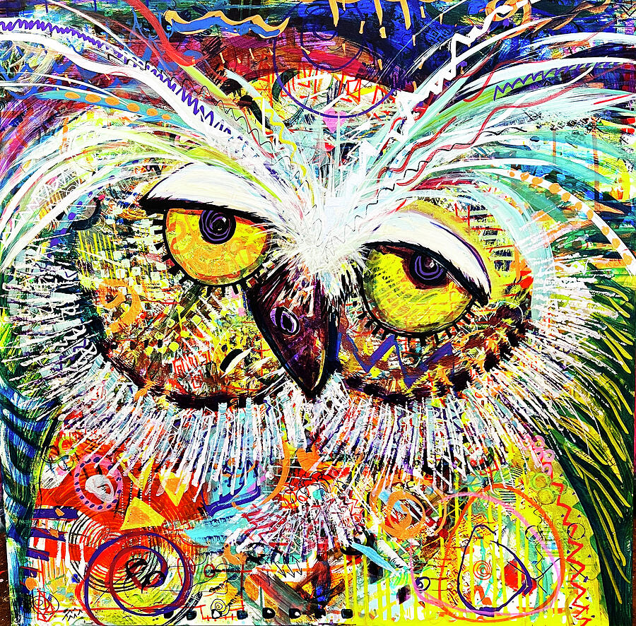 Past My Bedtime Painting by Laurel Bahe Past My Bedtime Painting by Laurel Bahe