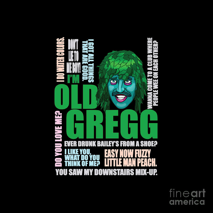 I'm Old Gregg Drawing by Sabrina Sakura - Fine Art America