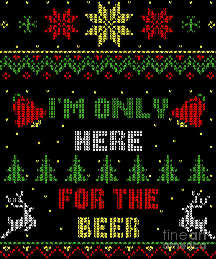 beer xmas sweater