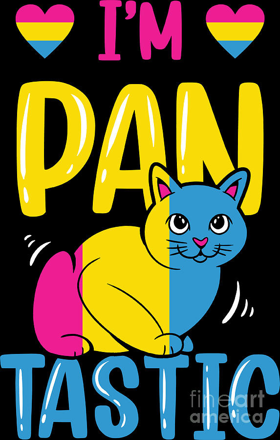 Im Pantastic Pansexual Cat Pride Parade Lgbtq Community Digital Art By Haselshirt Fine Art America 5269