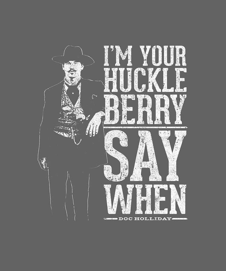 Im Your Huckleberry Say When travel nostalgia Painting by White Owen ...