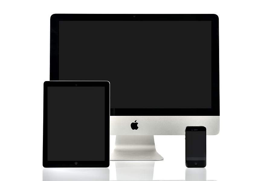 iMac, iPad and iPhone Photograph by Sjo