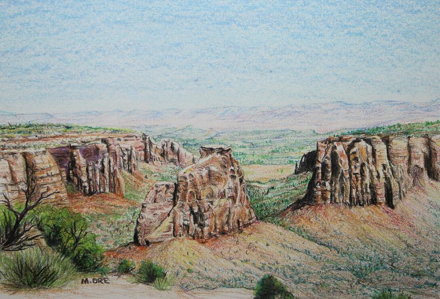 Image of Utah Drawing by Marty Ore