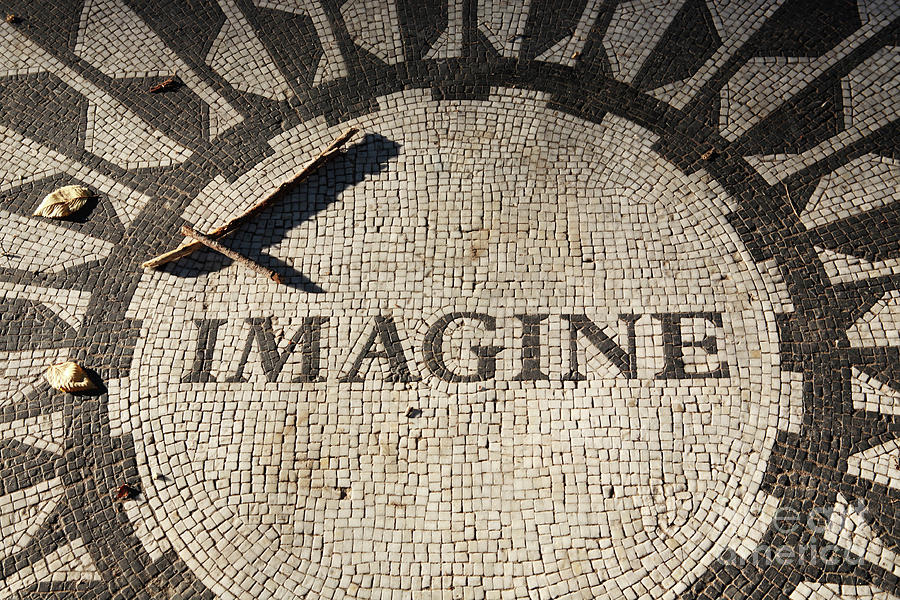 Imagine Mosaic, Central Park, NYC Photograph by Bryan Attewell