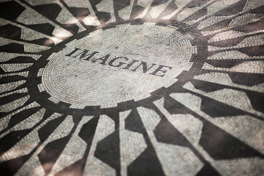 Imagine Mosaic in Strawberry Fields Central Park, NY Photograph by Bryan Rierson