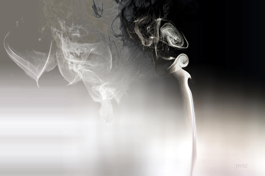 Smoke Photograph - Smoke IMG_11 by John Emmett