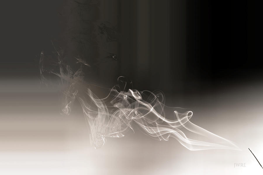 Smoke Photograph - Smoke IMG_33 by John Emmett