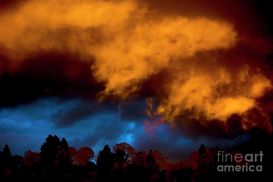 Sky on Fire Photograph by Rich Collins