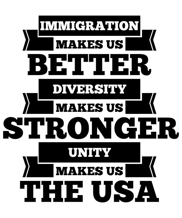 IMMIGRATION USA Poster Girl Tumblr Painting By Tara Hunter | Fine Art ...