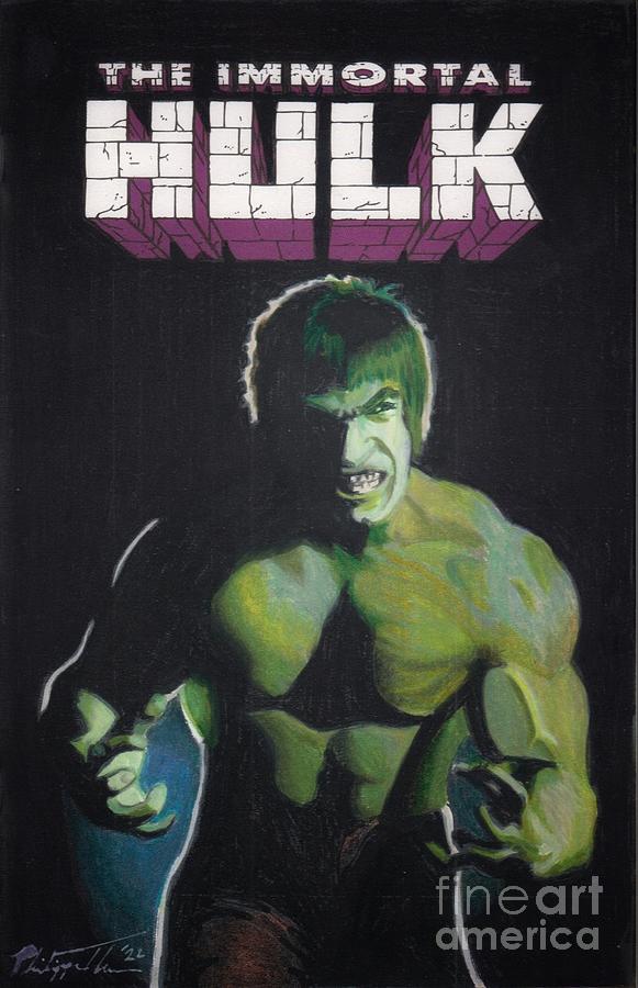 Immortal Hulk #1 Drawing by Philippe Thomas