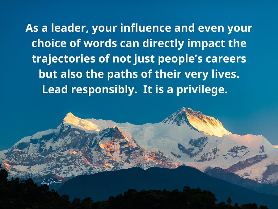 Impactful Leader Photograph by Lee Darnell
