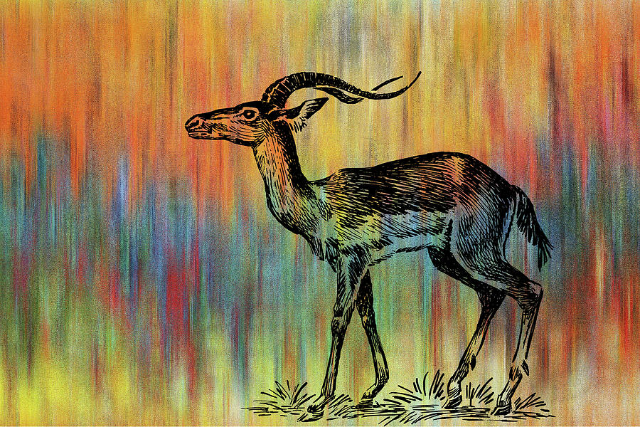 Impala Rainbow Rain Mixed Media by Movie Poster Prints - Pixels