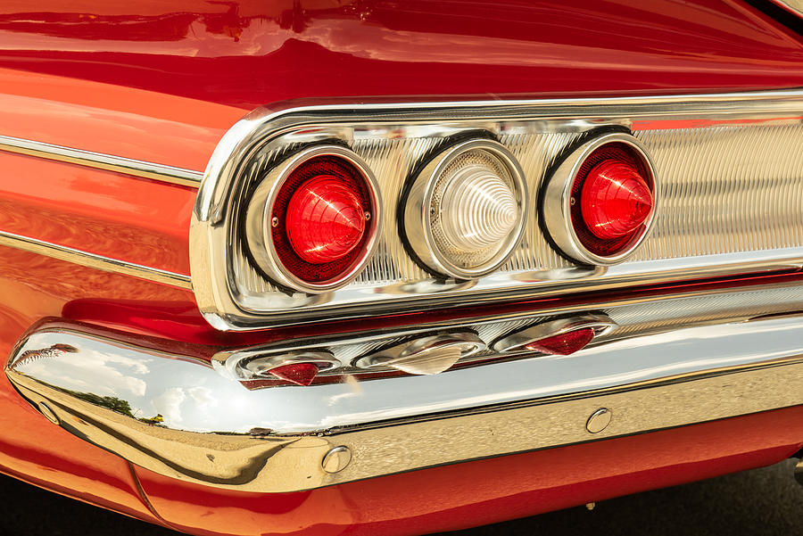 Impala Tail light Detail Photograph by Mike McGlothlen