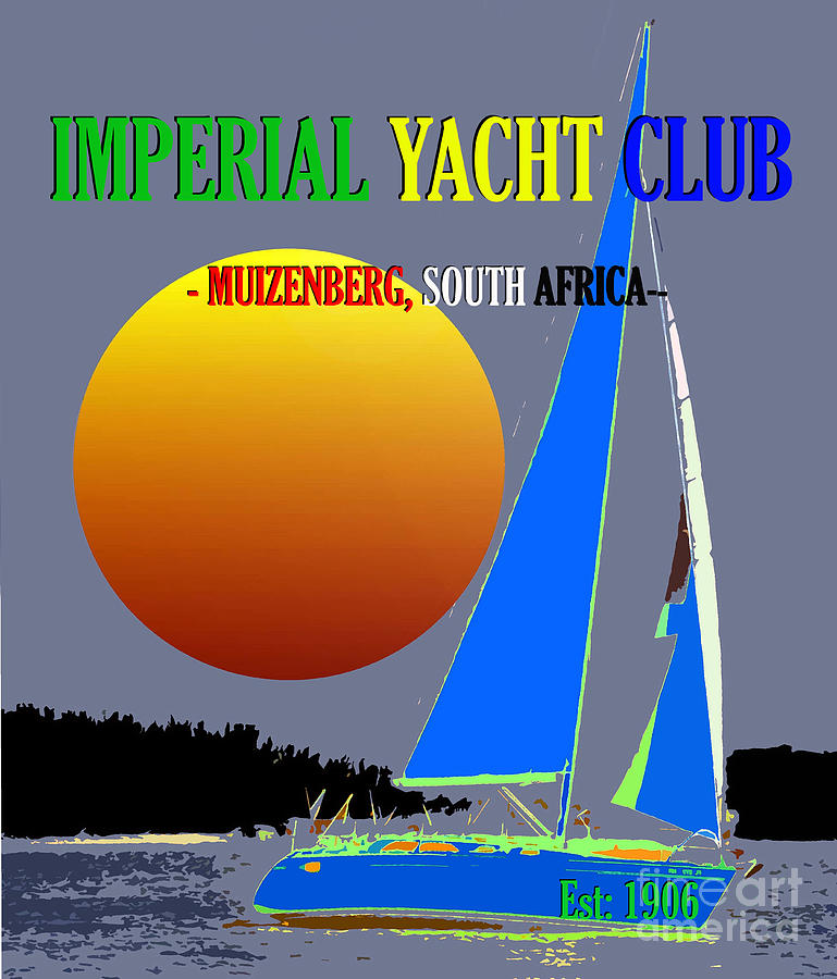 Imperial Yacht Club 1906 Mixed Media by David Lee Thompson