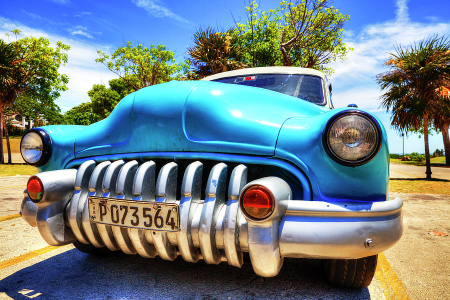 Imposing Cuban Car Photograph by Paul Thompson