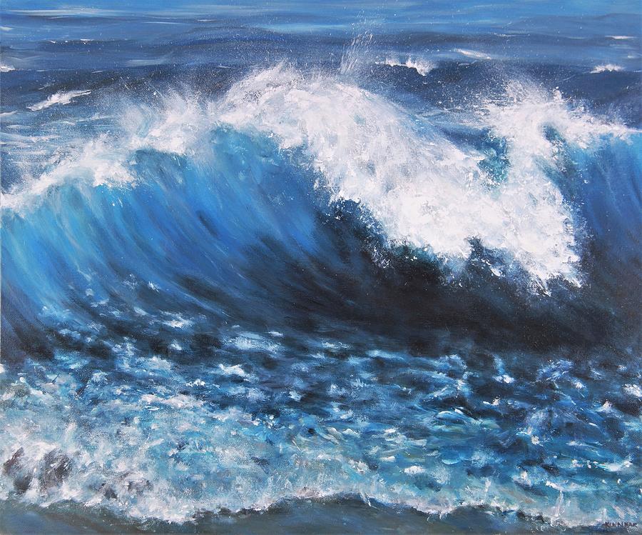 Impression of the sea Painting by Kerri Kinnear - Fine Art America