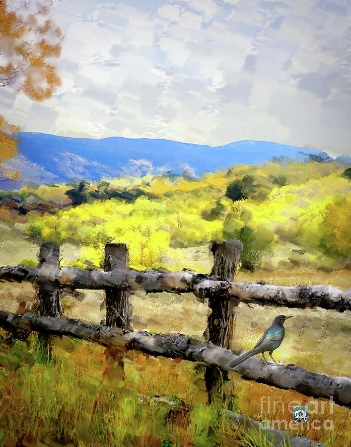 Impressionist Fall, Colorado Digital Art by Deb Nakano