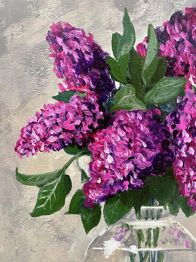 Impressionist Lilac Painting by Masha Batkova - Fine Art America