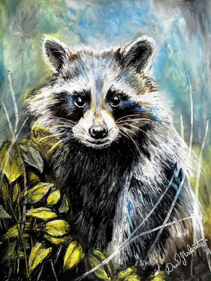 Impressionist Raccoon Pastel by Daniel Eskridge Impressionist Raccoon Pastel by Daniel Eskridge