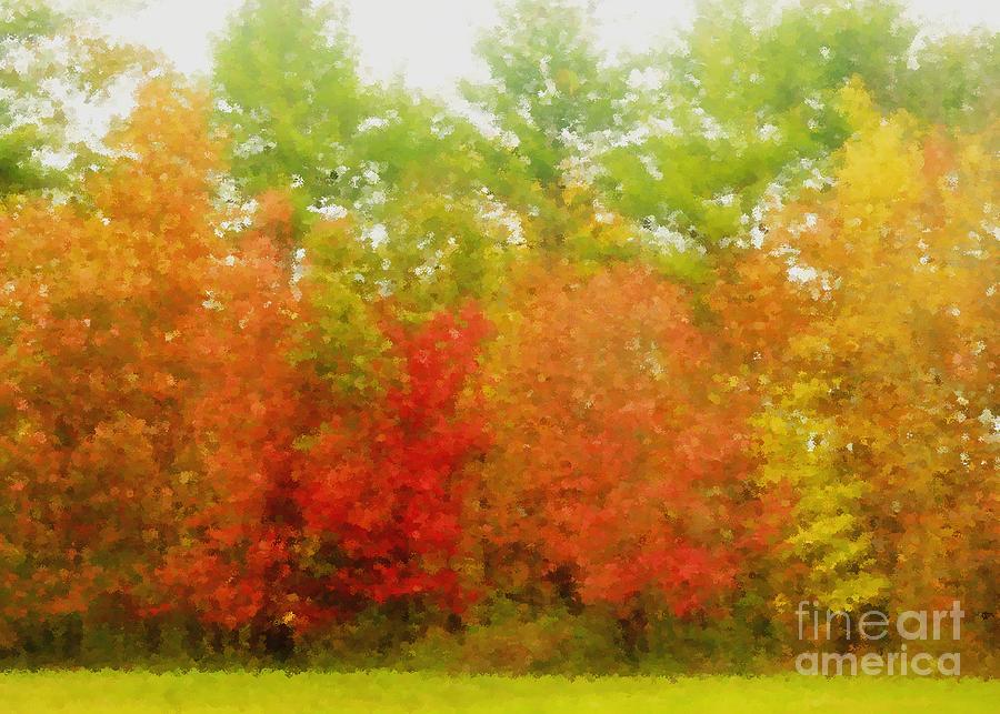Impressionistic Foliage Photograph by Lori Lafargue