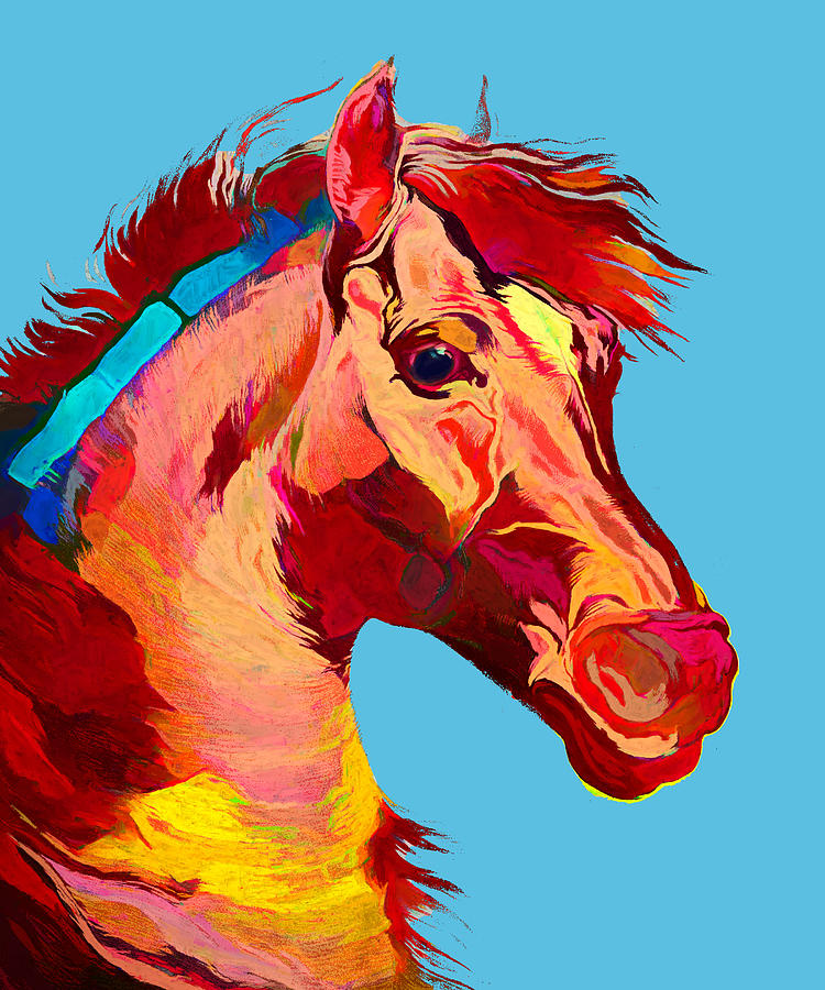 Impressions of a Wild Horse Digital Art by John Haldane
