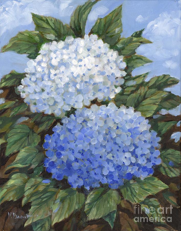 Flower Painting - Impressions of Hydrangeas IV by Paul Brent