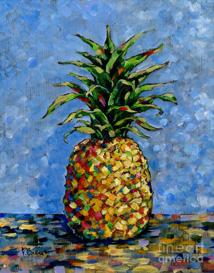 Impressions Of Pineapples I Painting By Paul Brent Fine Art America   Impressions Of Pineapples I Paul Brent 