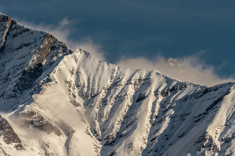 Impressive Mountain Ridge in the Alps Photograph by Stan Weyler