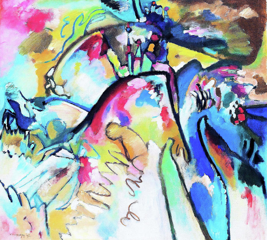 Wassily Kandinsky Painting - Improvisation 21A - Digital Remastered Edition by Wassily Kandinsky
