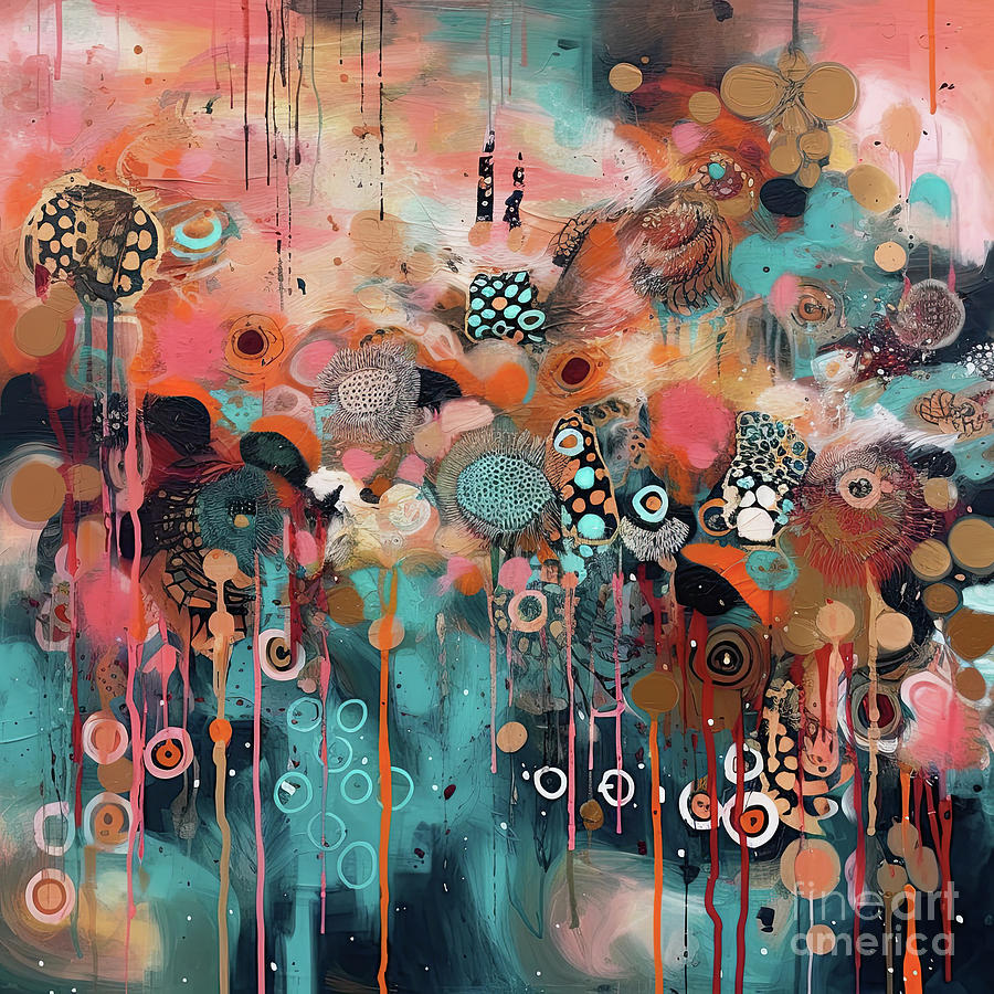 Impulsive IV Painting by Mindy Sommers