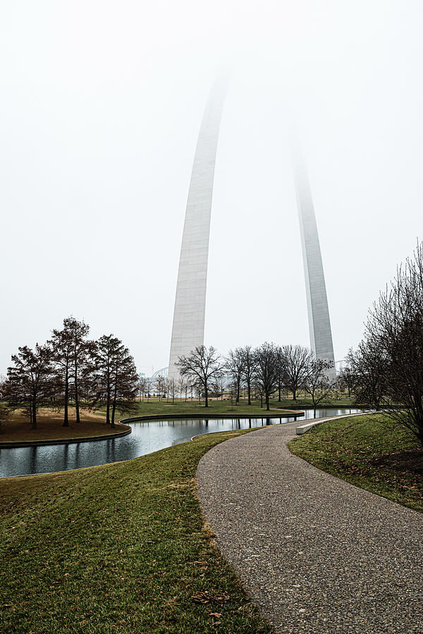Architecture Photograph - In a fog III by Michael Hardison