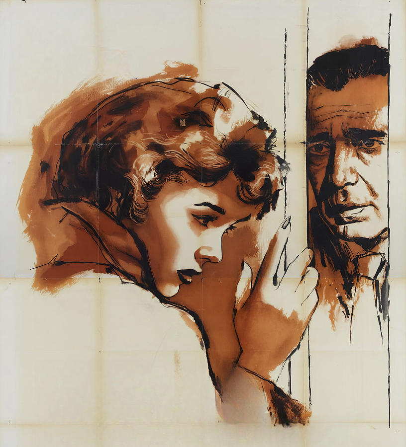 In a Lonely Place, 1950, movie poster painting Painting by Movie World Posters