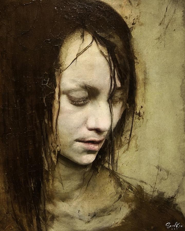 In anguish and doubt Digital Art by Samuel HUYNH In anguish and doubt Digital Art by Samuel HUYNH