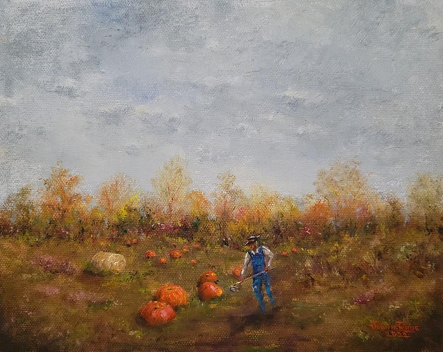 In Autumn Painting by Judith Rhue