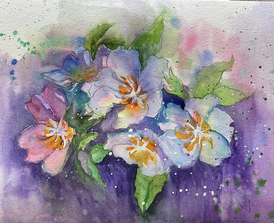 In bloom Painting by Janet Doggett