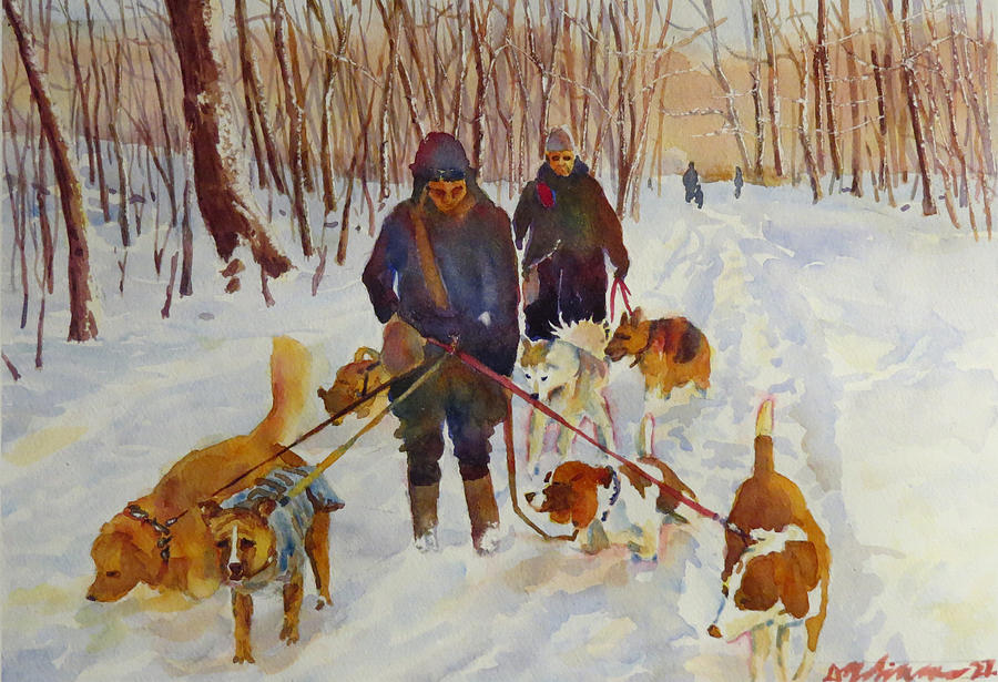 In Deep Snow Painting by David Gilmore