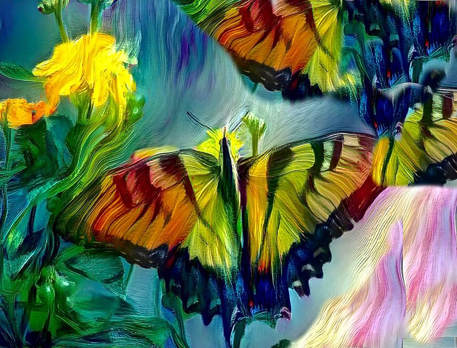 Butterfly Photograph - In Dreams by Sharon W