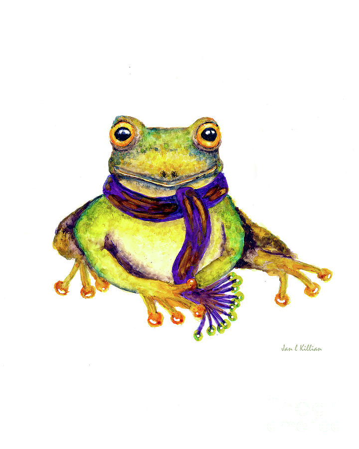 In Frog Style Painting by Jan Killian