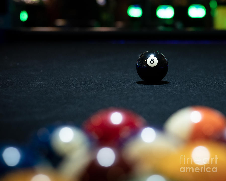 In front ot the 8 Ball Photograph by Lora Lee Chapman
