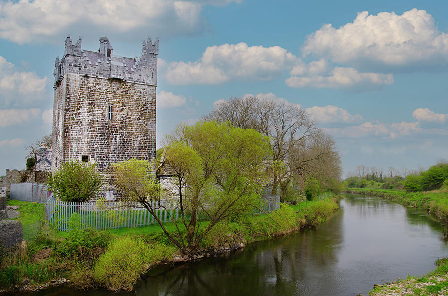 In Galway Ireland - Claregalway Castle  Photograph by Bill Cannon
