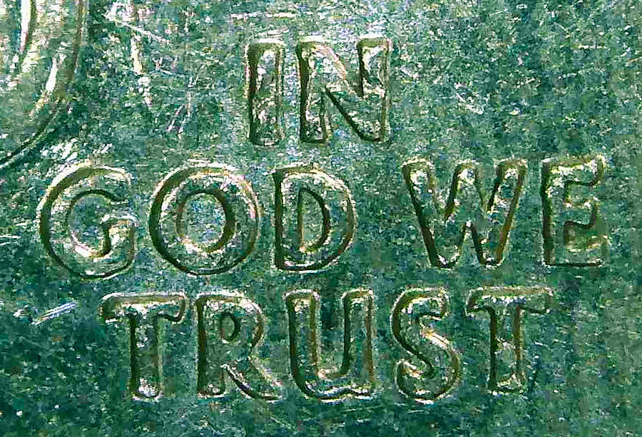 In God We Trust 5 Photograph by Eileen Backman