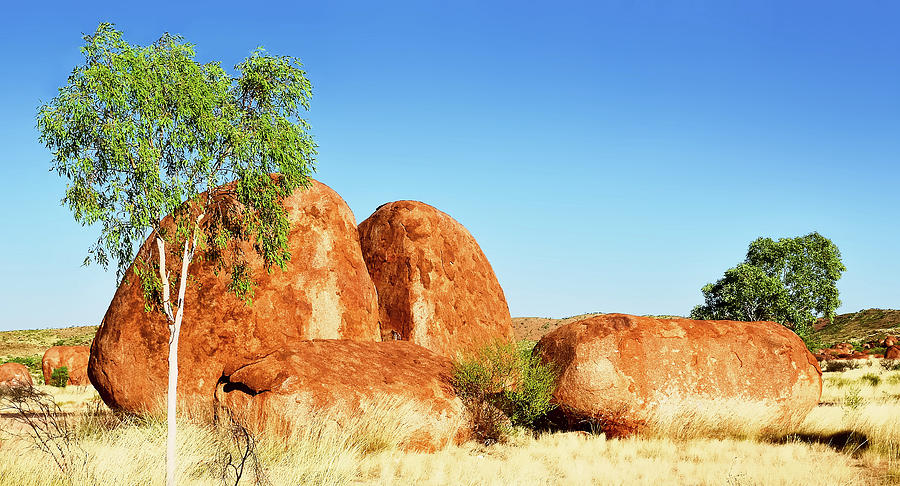 In Harmony - Karlu Karlu - Devils Marbles, Northern Territory Photograph by Lexa Harpell