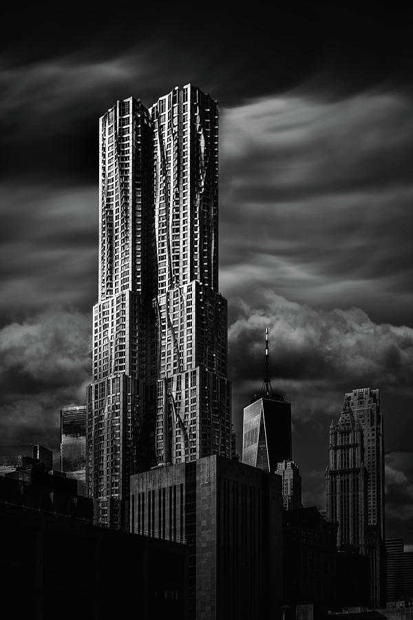 In Heaven - 8 Spruce Street Building - New York by Gehry Photograph by Agustin Uzarraga