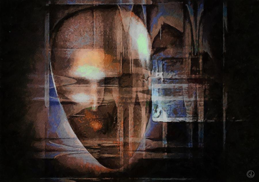 Abstract Digital Art - In his own prison by Gun Legler